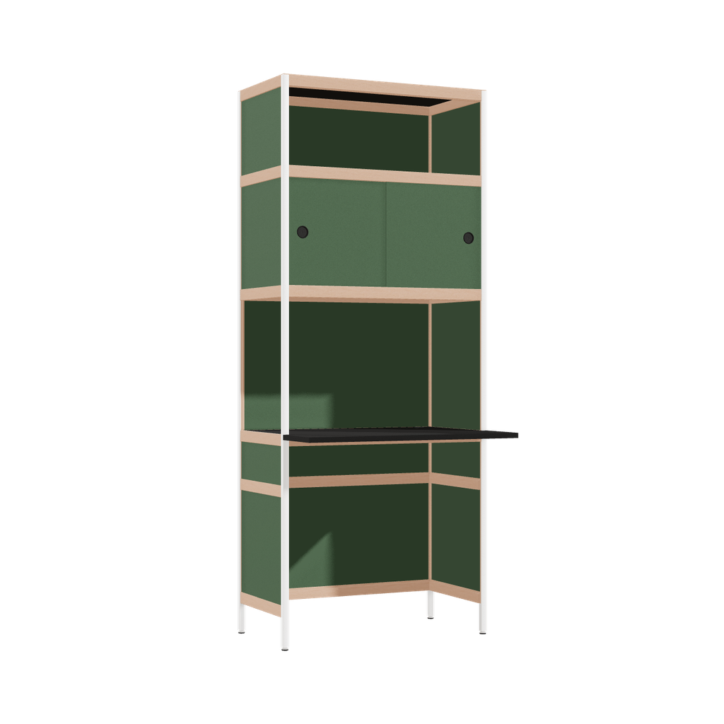 Bureau débordant (196.5x80x63.6 cm)