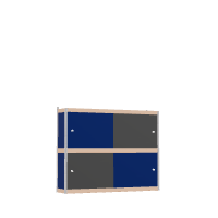 Meuble suspendu (86x110x25 cm)