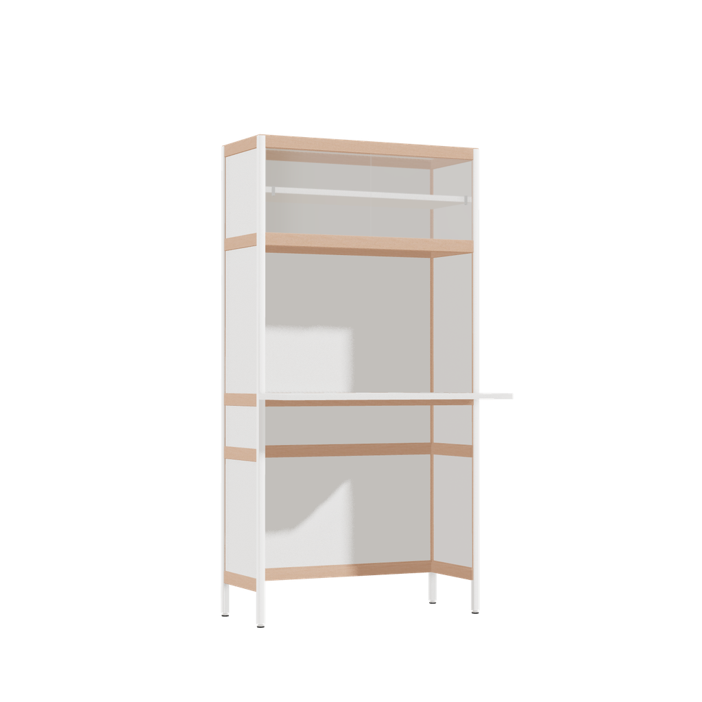 Cantilevered desk (155.5x80x53.6 cm)