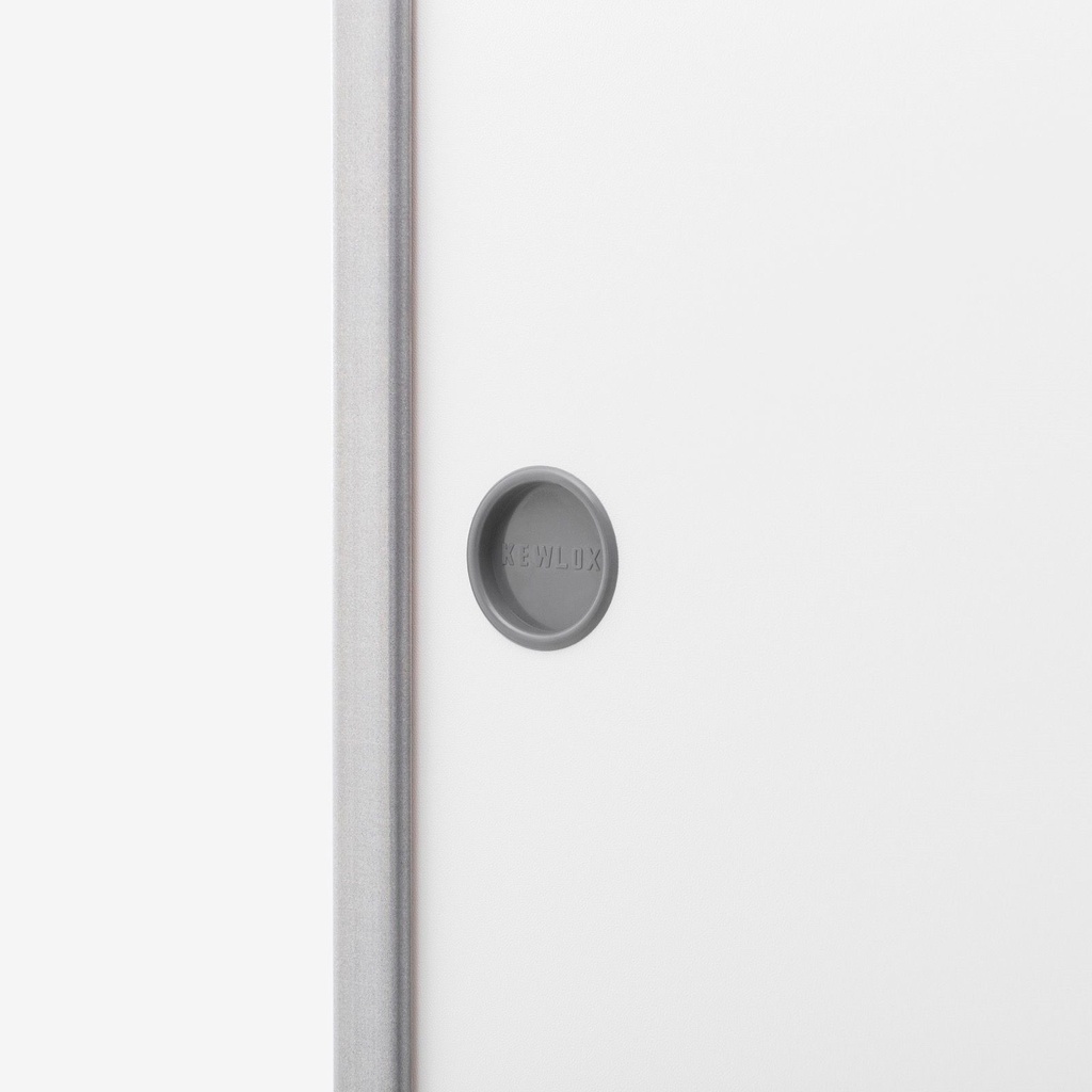 Coupelle gris souris (pour trou 38mm)