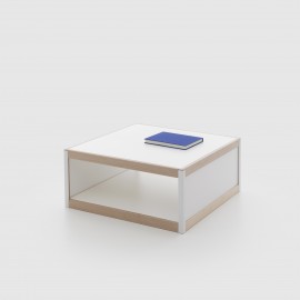 Table basse MDF Blanc – Blanc