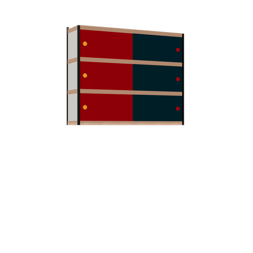 [400256754] Hanging cabinet (97x120x32 cm)