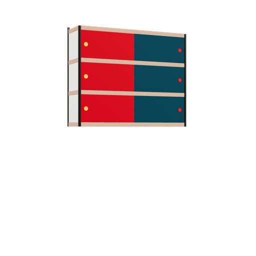 [400256754] Zwevende kast (97x120x32 cm)