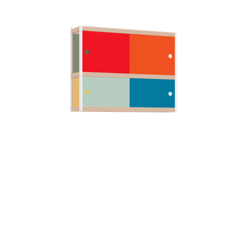 [400209635] Hanging cabinet (76x100x25 cm)