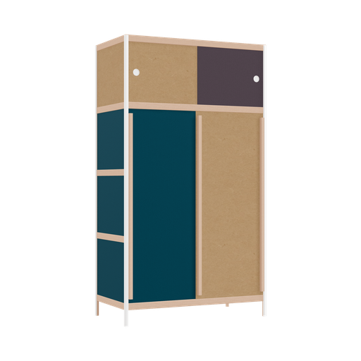 [400285454] Kleerkast (178x100x52 cm)