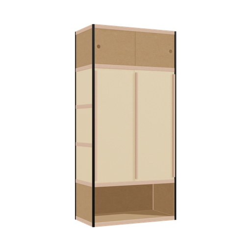 [400212259] Kleerkast (209x100x52 cm)