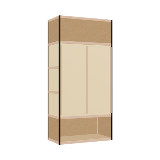 [400212259] Kleerkast (209x100x52 cm)