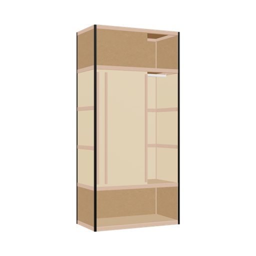 [400212259] Wardrobe (209x100x52 cm)