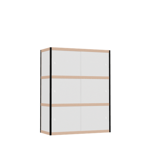 [46444004] Armoire (127x100x42 cm)
