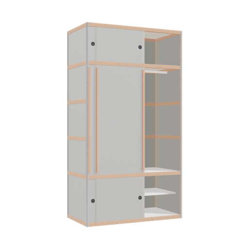 [400272247] Wardrobe (219x120x62 cm)