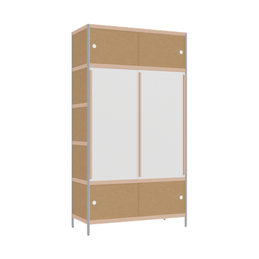 [400275476] Kleerkast (220x120x52 cm)