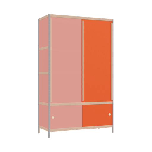 [400276252] Kleerkast (198x120x52 cm)