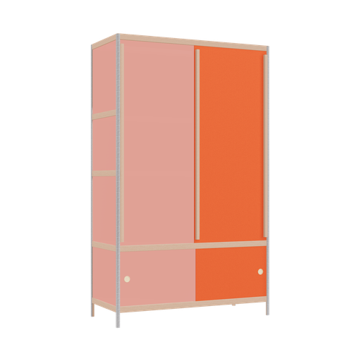 [400276252] Wardrobe (198x120x52 cm)