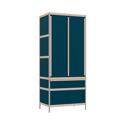 [400301172] Kleerkast (189x80x52 cm)