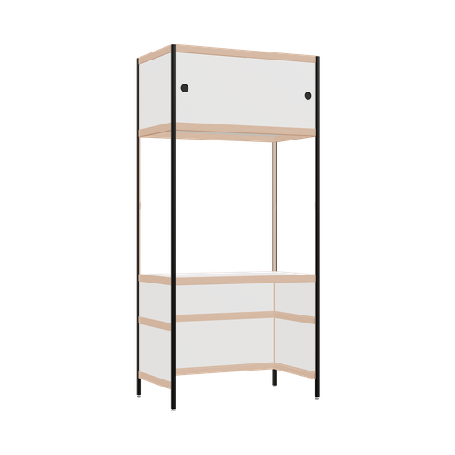 [400398131] Geïntegreerd bureau (193x90x52 cm)