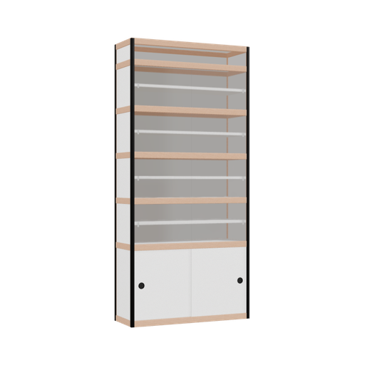 [400130247] Display cabinet (193x90x32 cm)