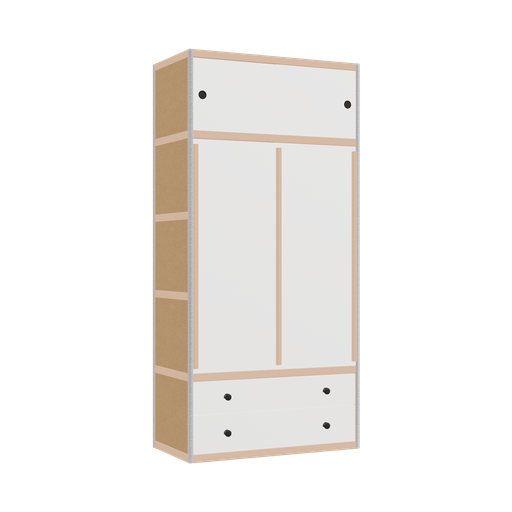 [400300970] Wardrobe (209x100x52 cm)