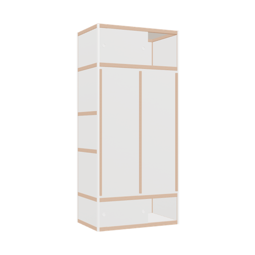 [400262571] Kleerkast (219x100x62 cm)