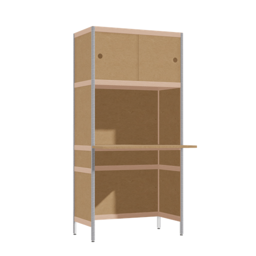 [400479946] Overhangend bureau (165.5x80x63.6 cm)
