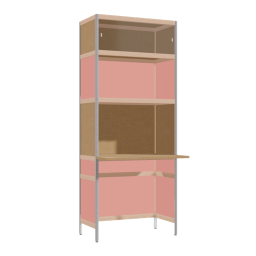 [400481301] Overhangend bureau (196.5x80x63.6 cm)