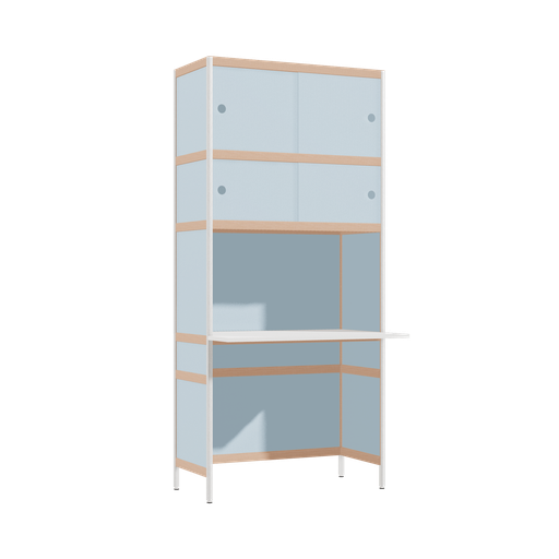 [400479912] Overhangend bureau (196.5x90x63.6 cm)