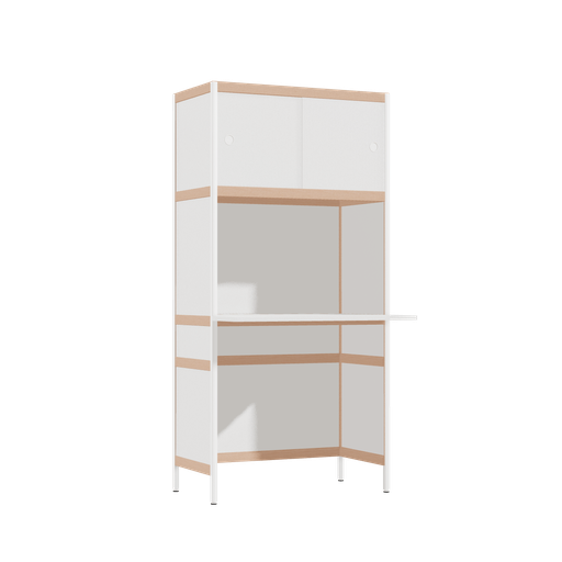 [400478297] Bureau débordant (165.5x80x63.6 cm)