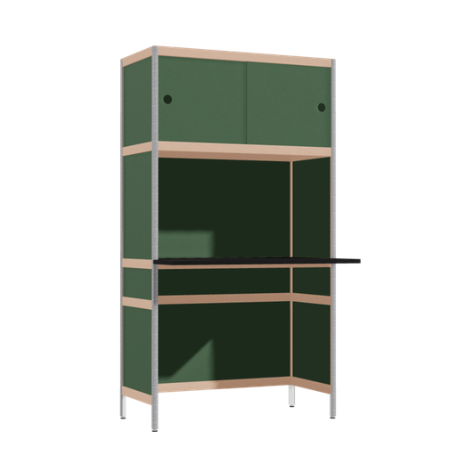 [400479966] Bureau débordant (165.5x90x63.6 cm)