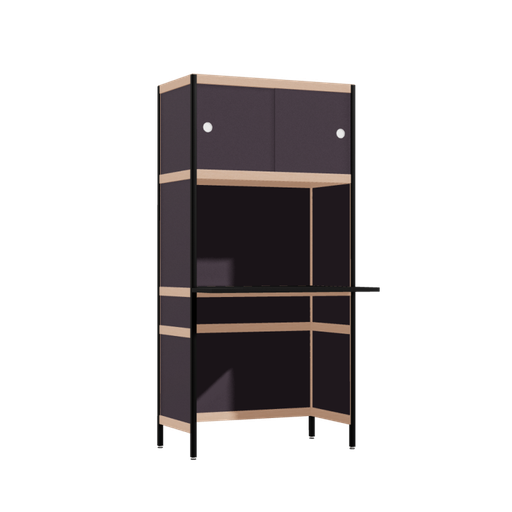 [400481283] Overhangend bureau (165.5x80x63.6 cm)