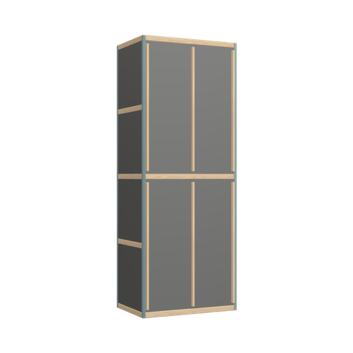 [400212275] Kleerkast (208x80x52 cm)