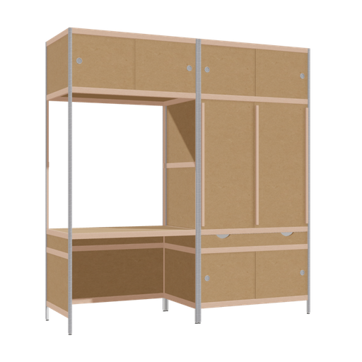 [f113680] Furniture (213x200x62 cm)