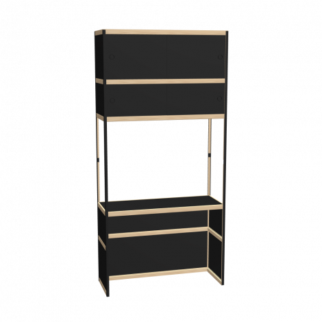 [400156831] Geïntegreerd bureau (230x110x42 cm)