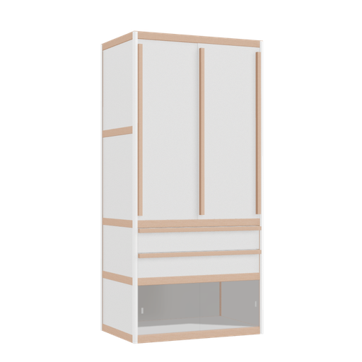 [400315712] Kleerkast (168x80x52 cm)