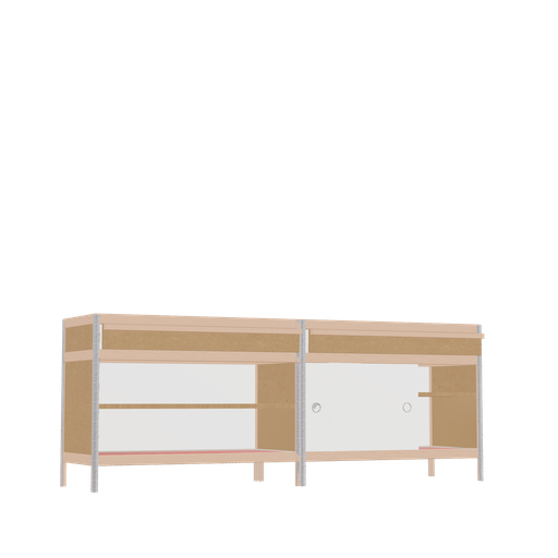 [f21845] Furniture (69x180x42 cm)
