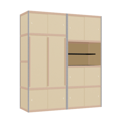 [f77218] Furniture (188x160x52 cm)