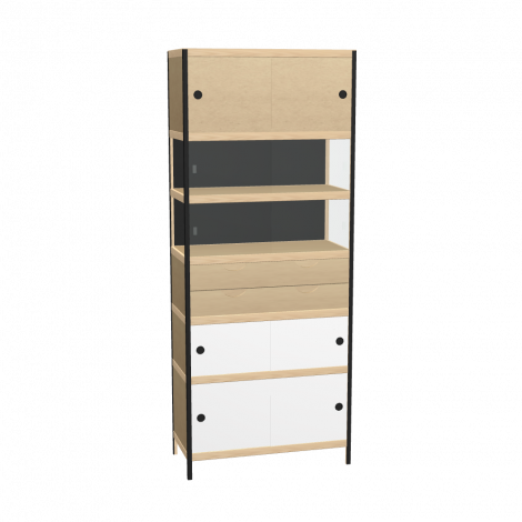 [400185768] Vitrine (220x90x42 cm)