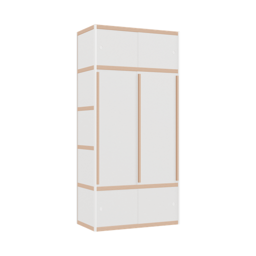 [400304999] Kleerkast (209x100x52 cm)