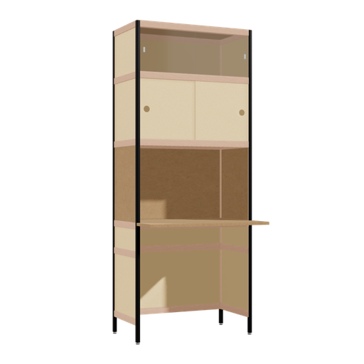 [400481293] Bureau débordant (196.5x80x63.6 cm)