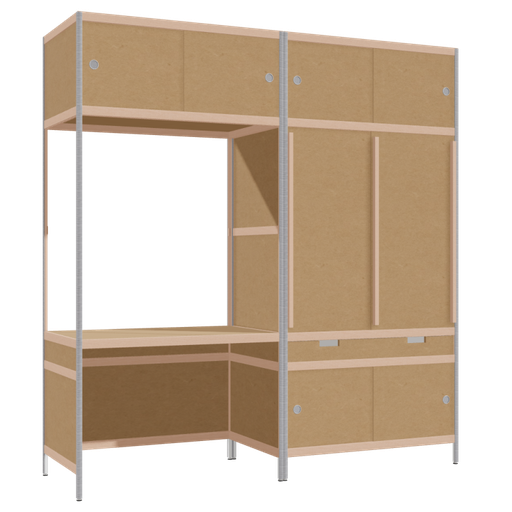 [f156079] Furniture (213x200x62 cm)