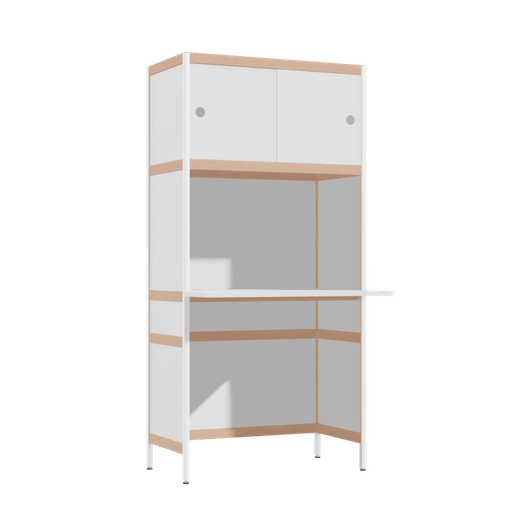 [400479937] Bureau débordant (165.5x80x63.6 cm)