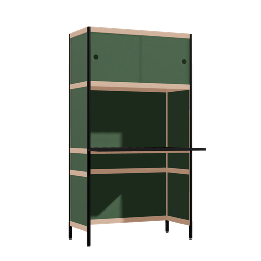 [400479975] Overhangend bureau (165.5x90x63.6 cm)
