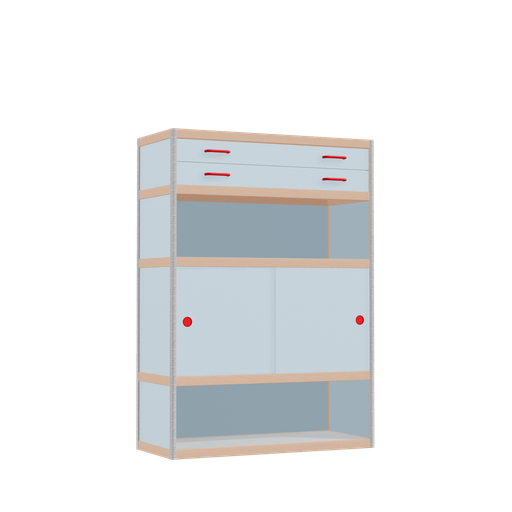 [400525016] Armoire (141x100x42 cm)
