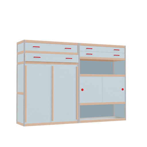 [f162387] Furniture (141x200x42 cm)