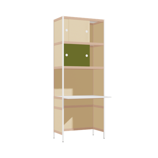 [400525470] Overhangend bureau (206.5x80x63.6 cm)