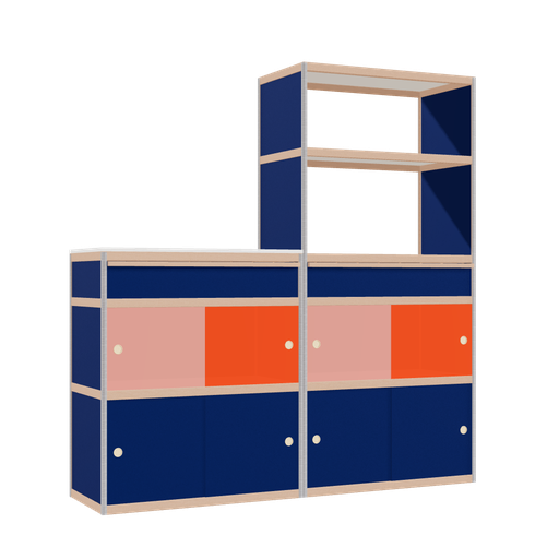 [f162729] Meubels (209x200x52 cm)