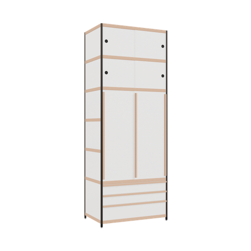 [400526313] Kleerkast (265x100x62 cm)