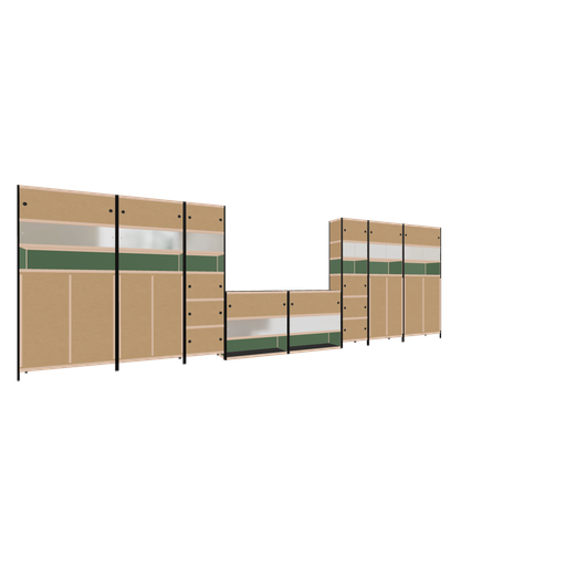 [f162870] Furniture (241x744x42 cm)