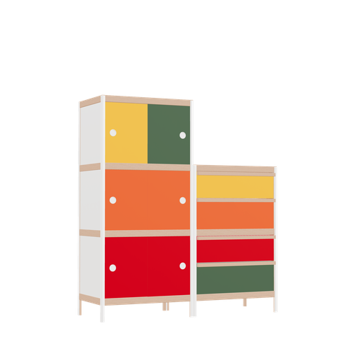 [f162894] Meubles (137x124x42 cm)