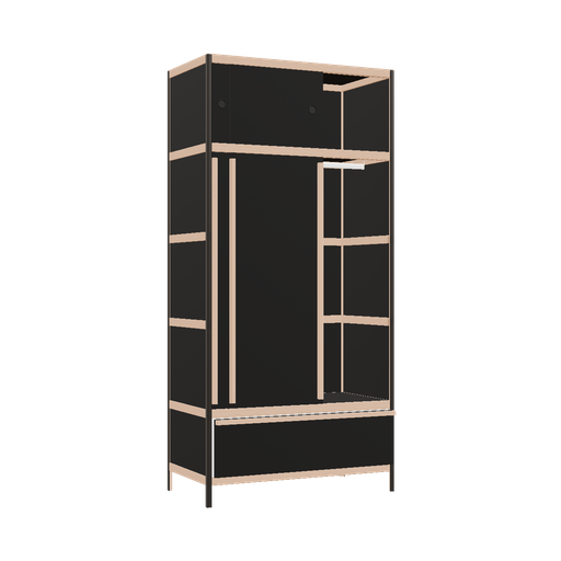 [400526847] Wardrobe (209x100x52 cm)