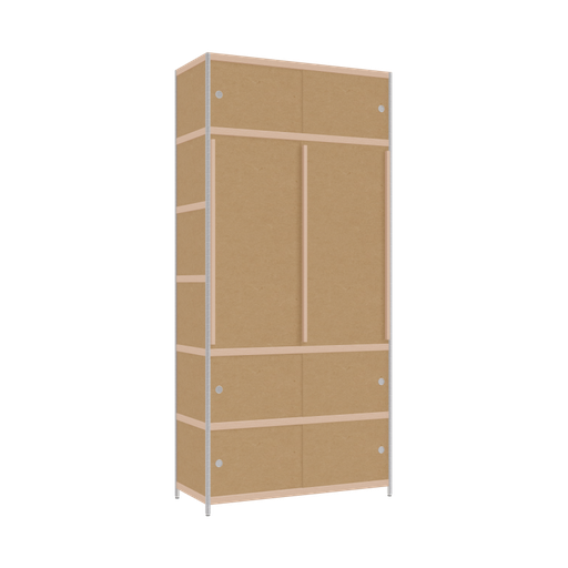 [400526910] Wardrobe (256x120x52 cm)
