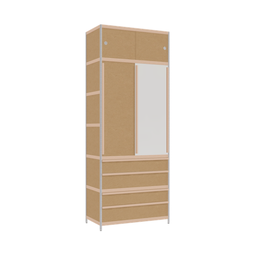 [400526911] Kleerkast (256x100x52 cm)